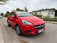 Opel Corsa 1,4 Enjoy Benzin modelår 2015 km 62000 Rød ABS