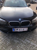 BMW 118d 2,0 Diesel modelår 2017 km 133000 Sort ABS airbag