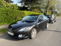 Mazda 6 2,0 Advance Benzin modelår 2008 km 136000 Sort ABS