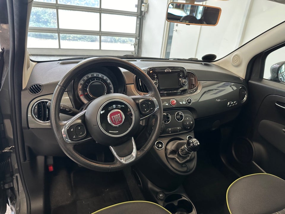 Fiat 500 1,2 Dream Benzin modelår 2018 km 69200 Koks