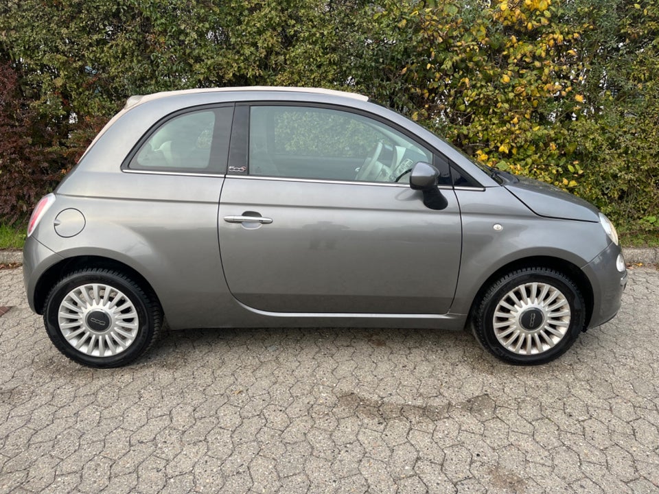 Fiat 500C 1,2 Lounge Benzin modelår 2012 km 40000 Koksmetal