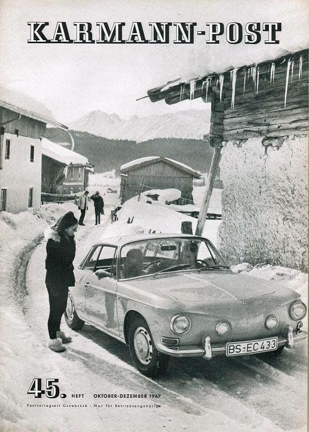 VW Karmann Ghia 1,5 Coupé Benzin modelår 1962 km 91500 Hvid