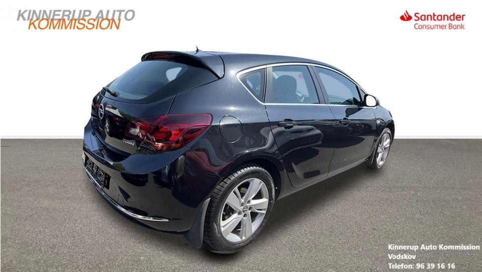 Opel Astra 1,4 T 140 Enjoy Benzin modelår 2014 km 197000 Sort