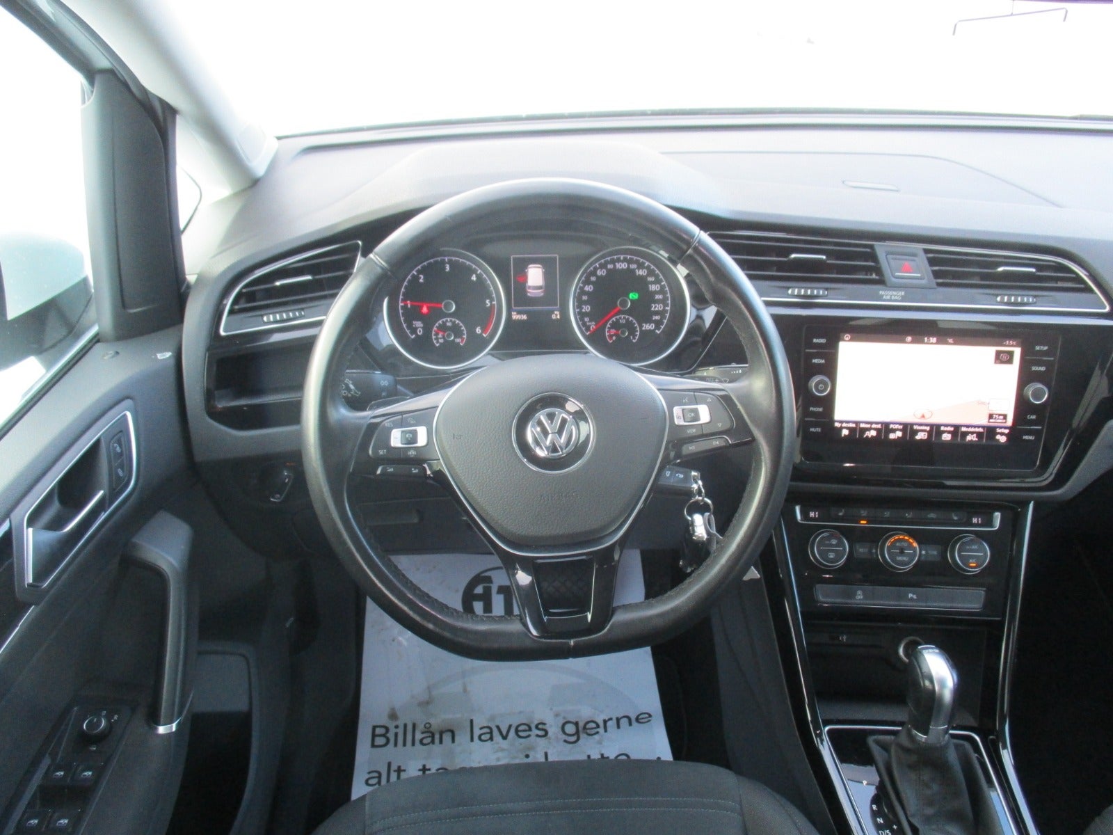VW Touran 2,0 TDi 190 Highline DSG Diesel aut. Automatgear