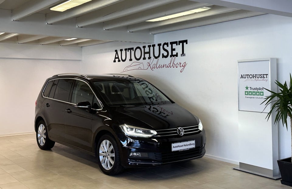 VW Touran 2,0 TDi 190 Highline DSG Diesel aut. Automatgear