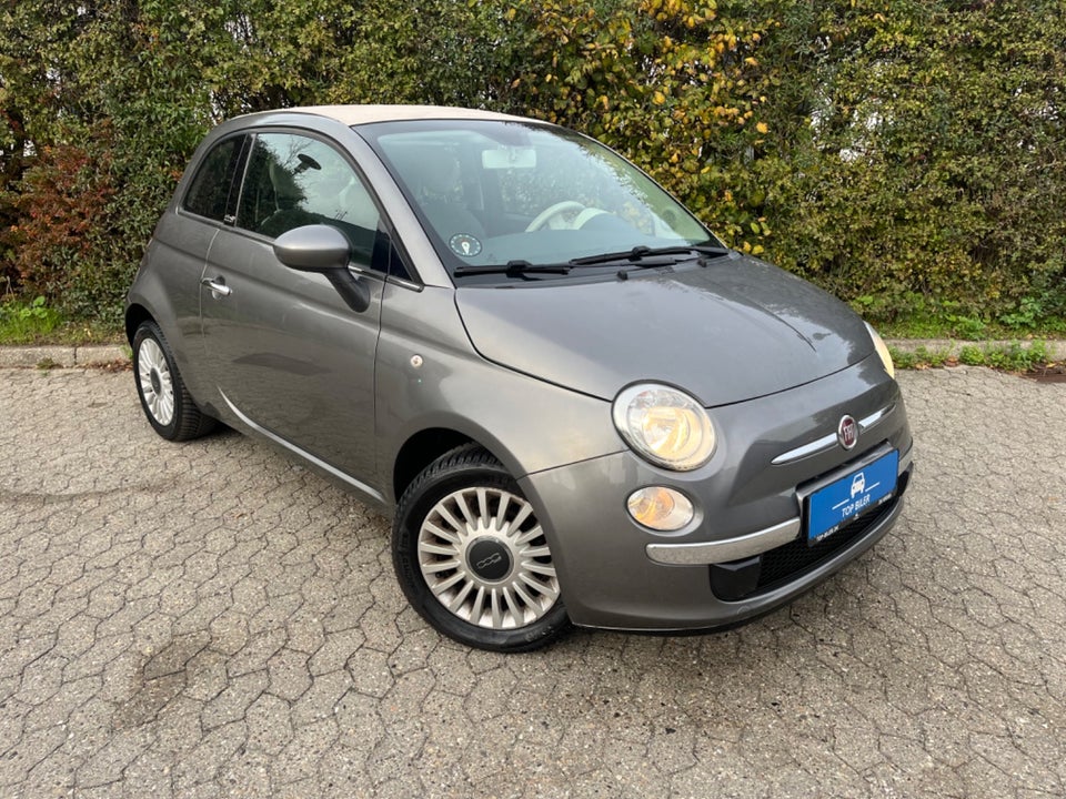 Fiat 500C 1,2 Lounge Benzin modelår 2012 km 40000 Koksmetal