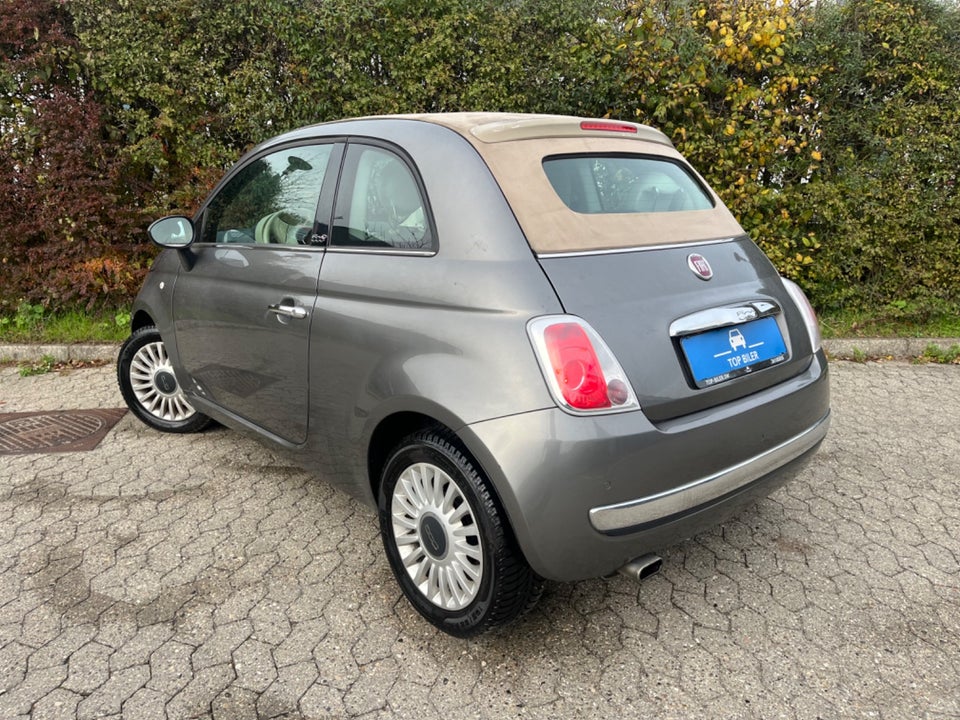 Fiat 500C 1,2 Lounge Benzin modelår 2012 km 40000 Koksmetal