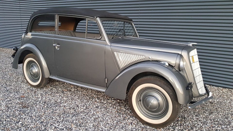 Opel Olympia 1,3 Cabriolet Benzin modelår 1936 km 123456