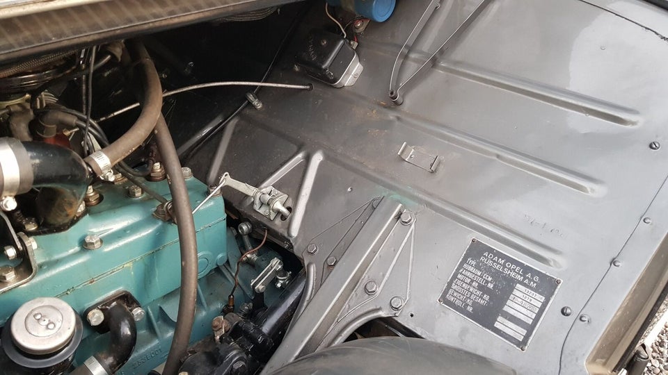 Opel Olympia 1,3 Cabriolet Benzin modelår 1936 km 123456