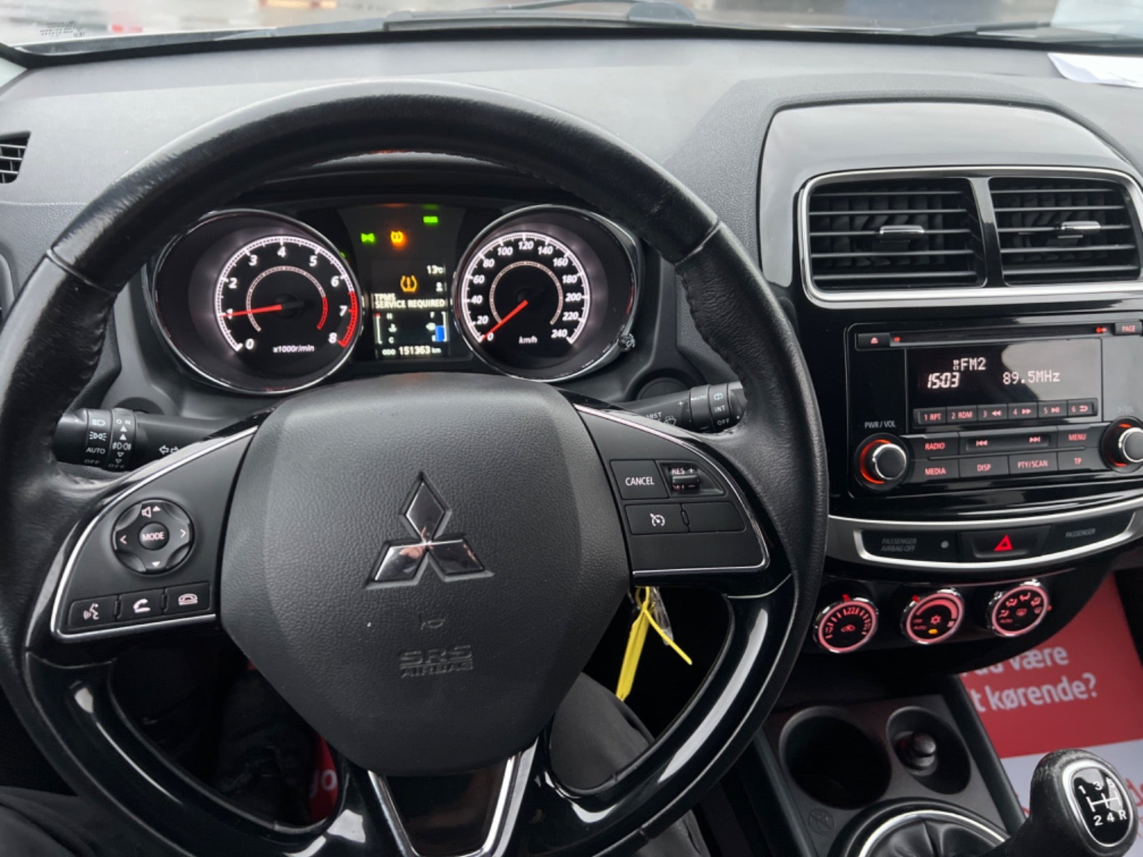Mitsubishi ASX 1,6 Invite Benzin modelår 2016 km 151000