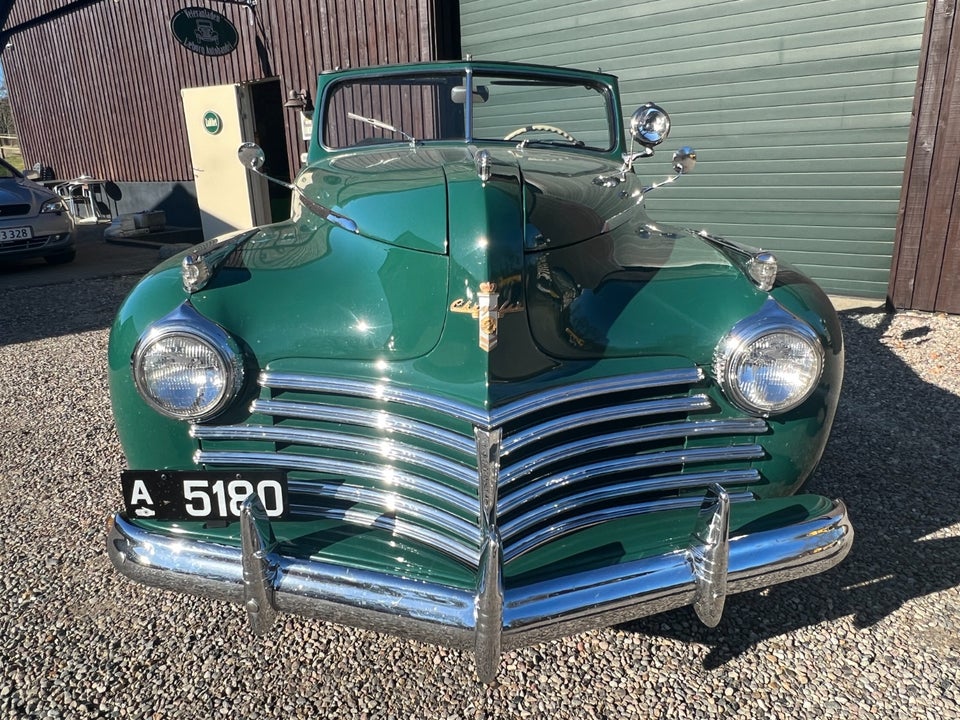 Chrysler Windsor 4,0 Cabriolet Benzin modelår 1941 km 0 Grøn