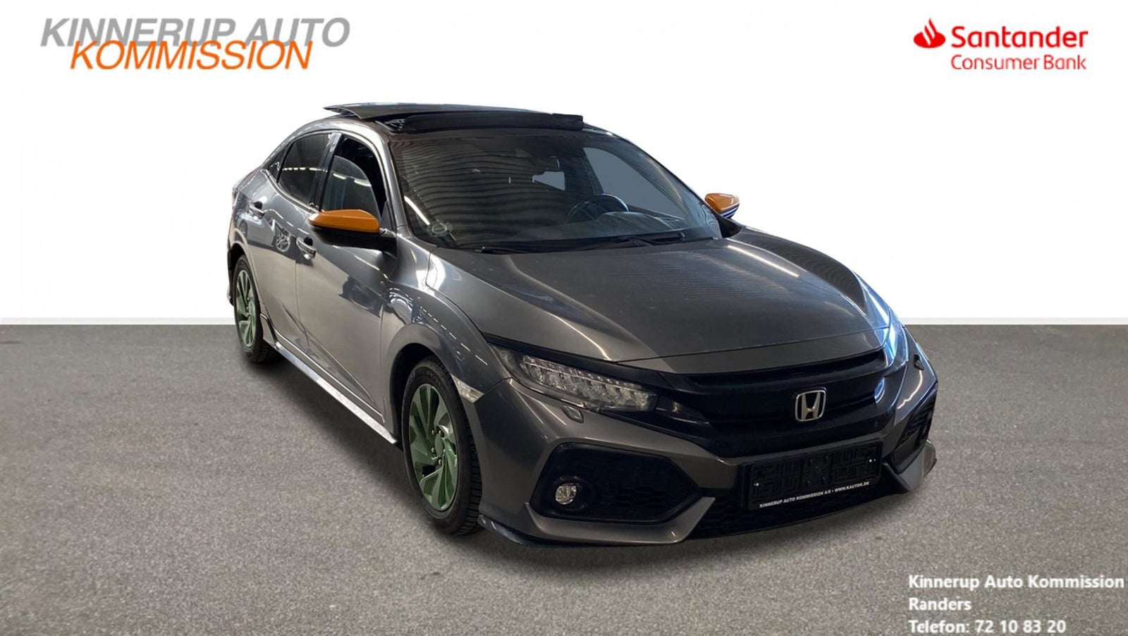 Honda Civic 1,5 VTEC Turbo Sport+ Benzin modelår 2018 km