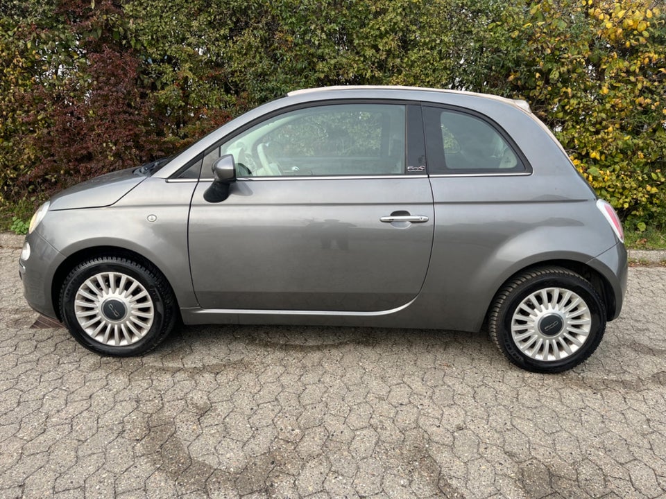 Fiat 500C 1,2 Lounge Benzin modelår 2012 km 40000 Koksmetal