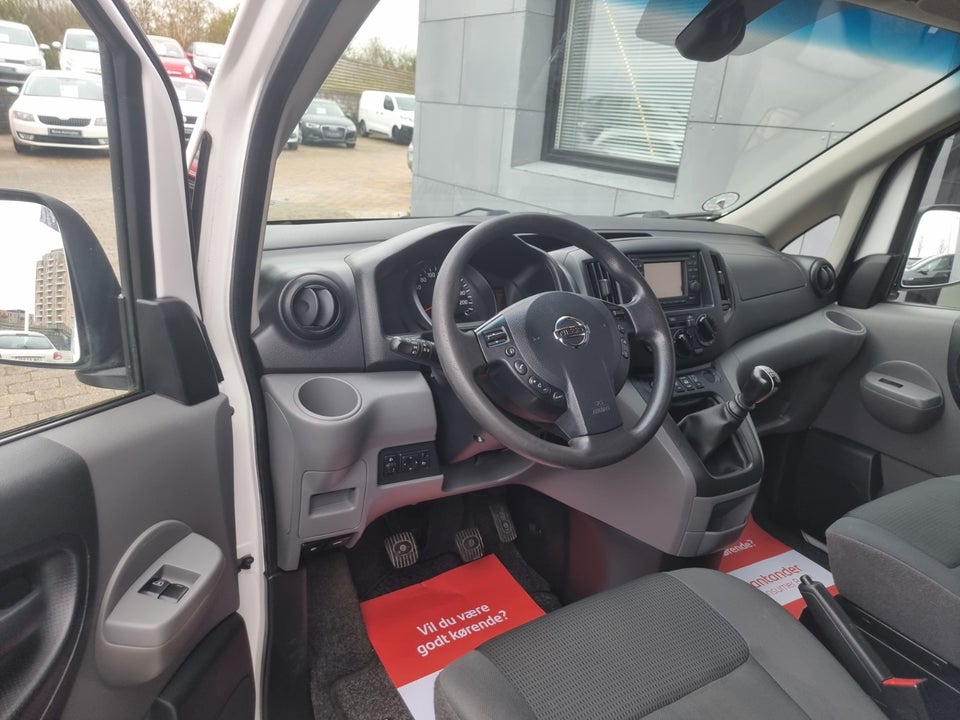 Nissan NV200 1,5 dCi 90 Comfort Van d Diesel modelår 2017 Hvid
