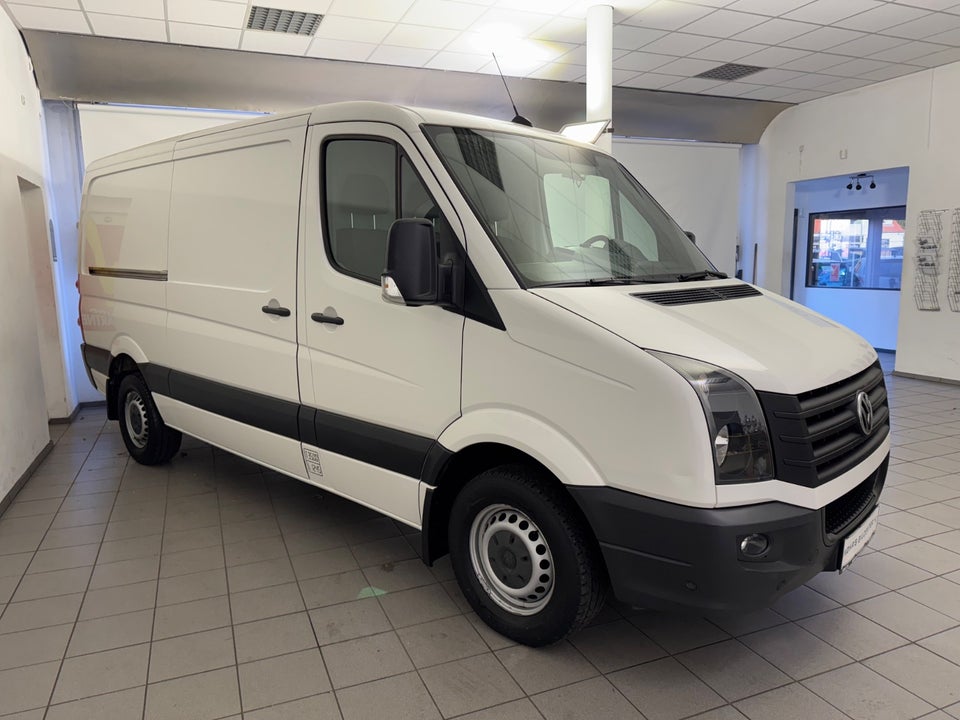 VW Crafter 2,0 TDi 163 Kassevogn M d Diesel modelår 2017 Hvid