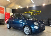 Fiat 500 1,0 Hybrid Lounge+ Benzin modelår 2020 km 53000