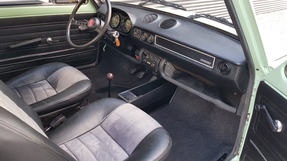 Fiat 128 1,3 Rally Benzin modelår 1975 km 84500 Lysgrøn