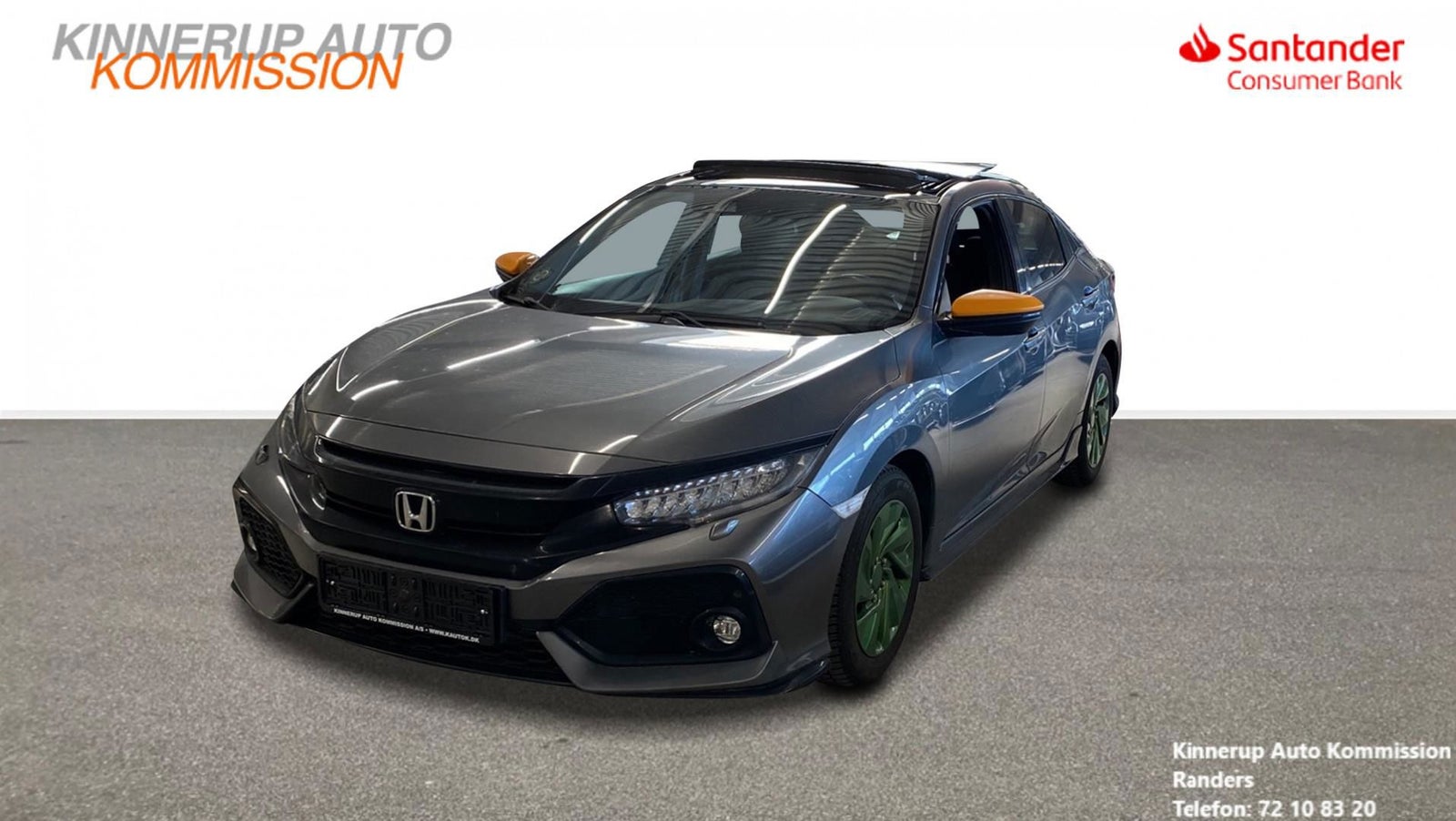 Honda Civic 1,5 VTEC Turbo Sport+ Benzin modelår 2018 km