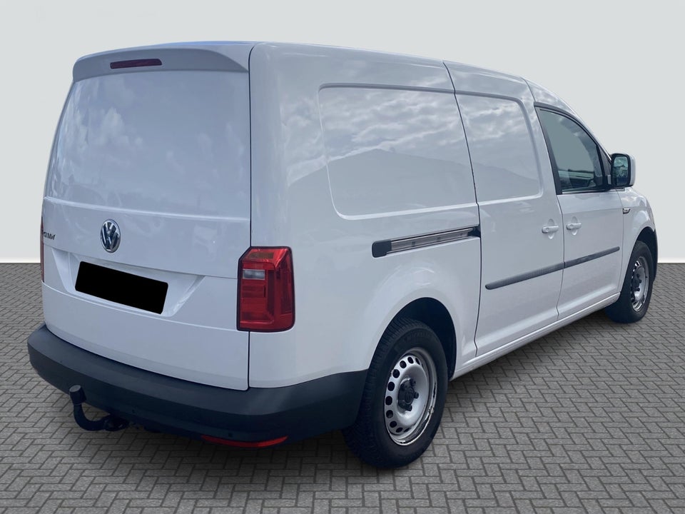 VW Caddy Maxi 2,0 TDi 102 BMT Van Diesel modelår 2019 Hvid km