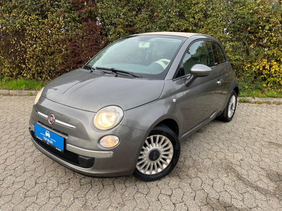 Fiat 500C 1,2 Lounge Benzin modelår 2012 km 40000 Koksmetal