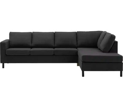 Hjørnesofa, stof, 3 pers. , Oslo højrevendt open-end sofa, Sofaen kan rumme op til 4 personer, og pu