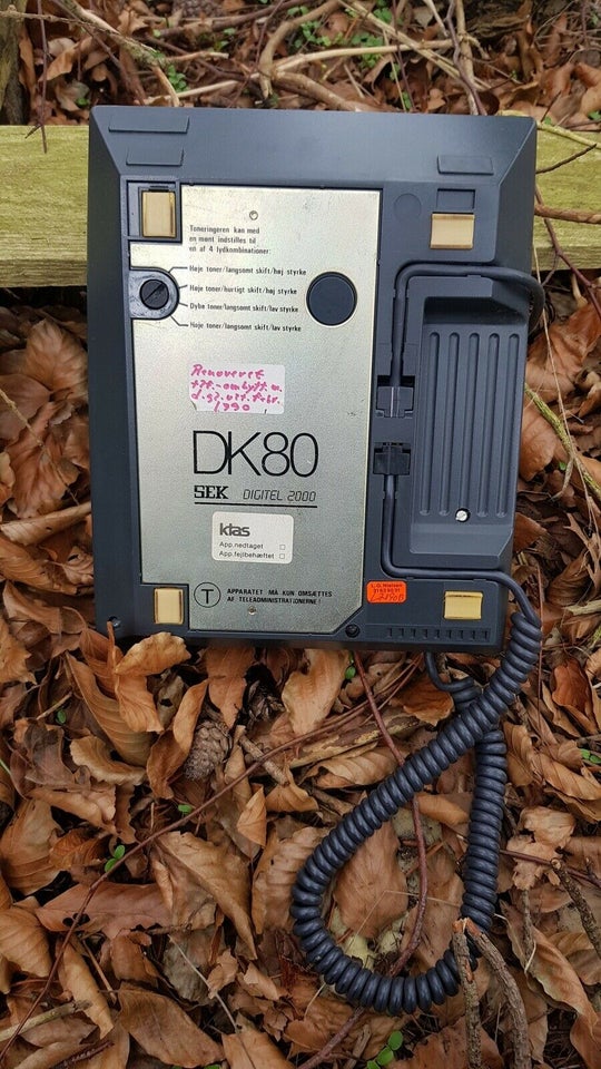 Bordtelefon, DK 80 /DK 84 sek digital 2000,sælges samlet