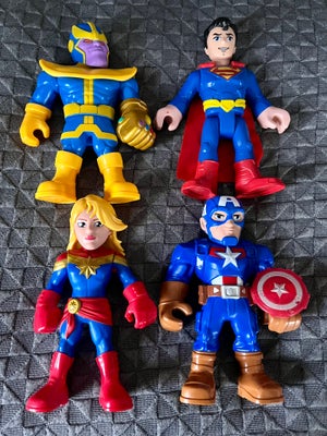 Figurer, Mega Mighties, Prisen er pr. stk.

Thanos, Superman, Captain Marvel & Captain America.

Det