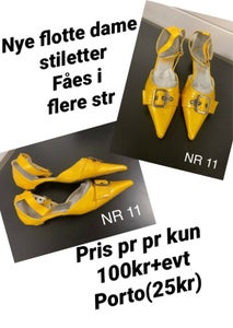 Find Gule Sko i Sko støvler - Stiletter - Køb på DBA