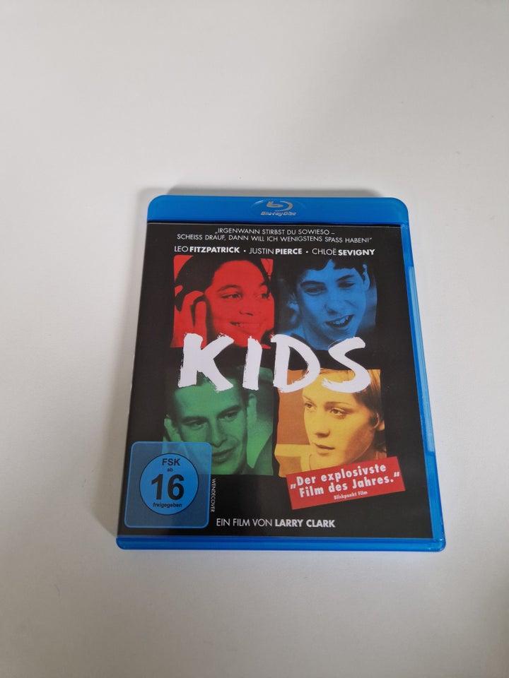 KIDS, instruktør Larry Clark, Blu-ray