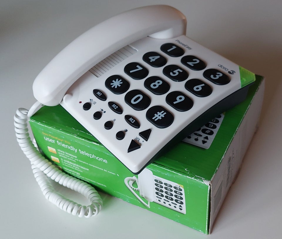Nyt Salg Bordtelefon, PhoneEasy dba.dk – Doro, Køb af Brugt – og og