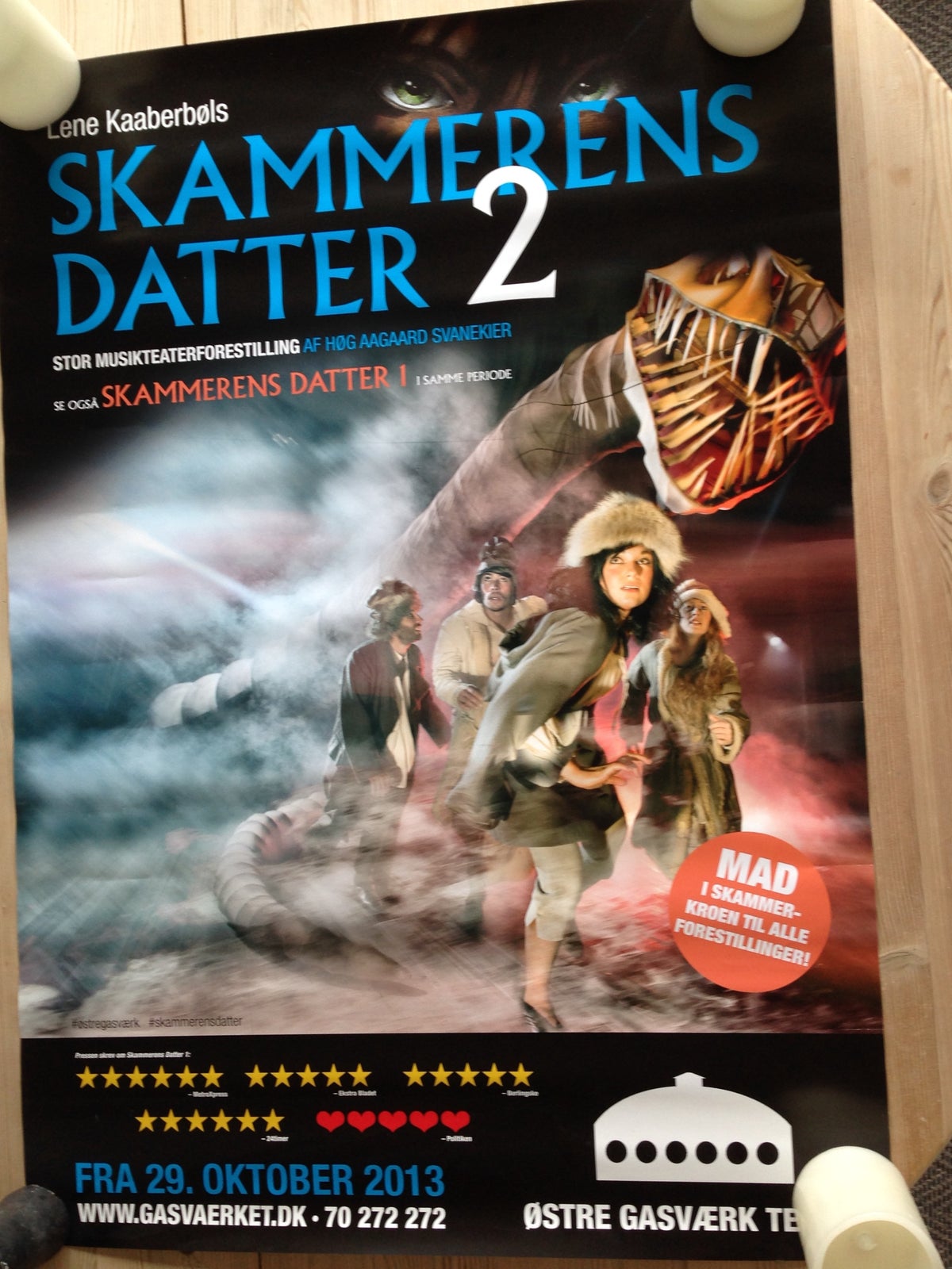 Plakat, motiv: Skammerens datter 2, b: 60 h: 83 – dba.dk Køb og Nyt og Brugt