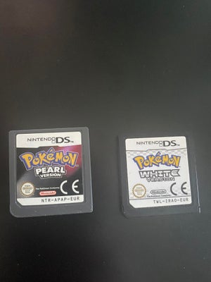 Pokemon Spil, Nintendo DS, action, Pokemon Pearl - 200 kr 
Pokemon White - 200 kr 

Begge spil Virke