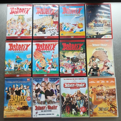 Asterix og obelix samling, DVD, tegnefilm