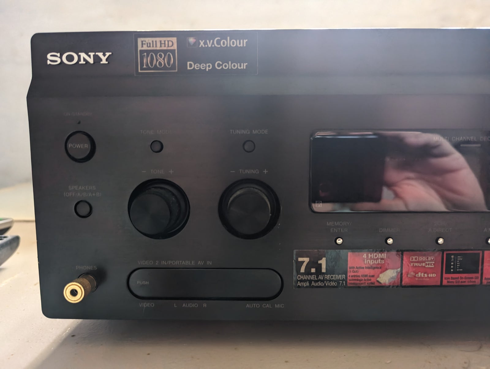 Sony, STR-DA2400ES, 7.1 kanaler