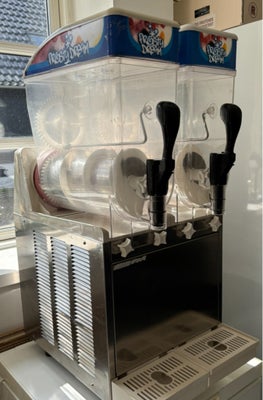 Slush ice maskine, Fin maskine, fungere som den skal, og køler/fryser perfekt!. 
Mangler dog ledning