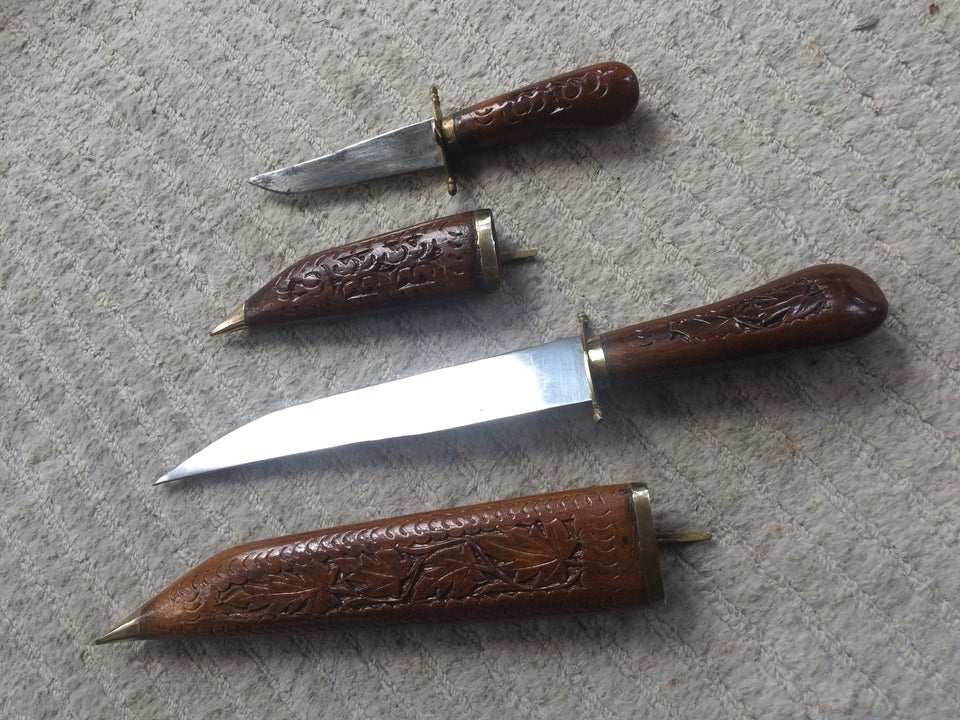 Andet, 2 Knive fra Mellemøsten år 1900
