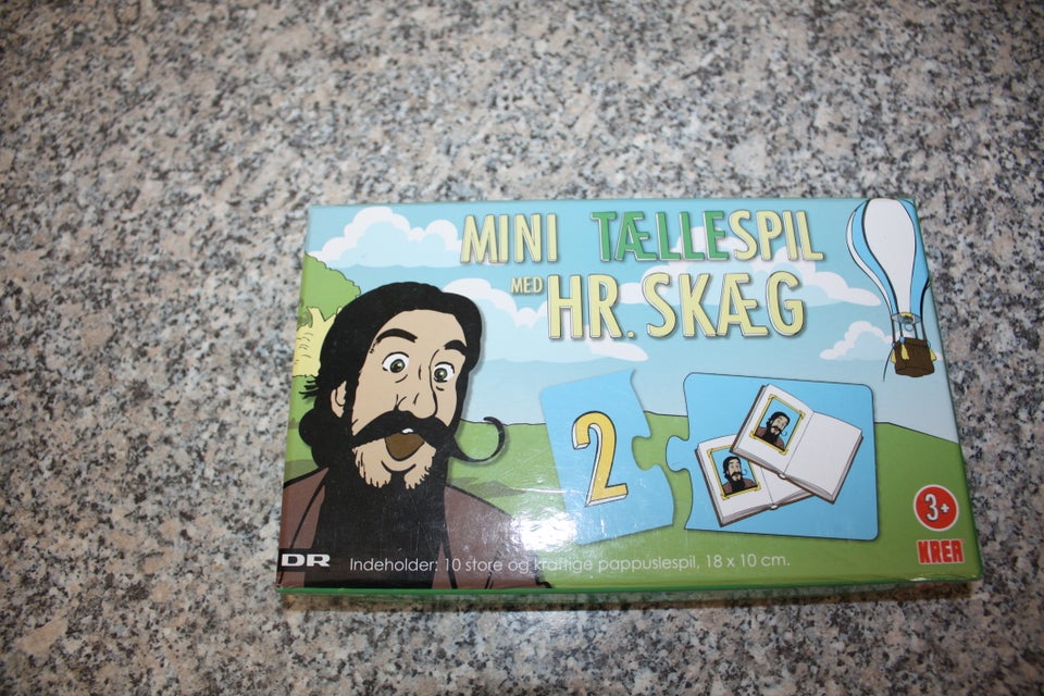 Hr. Skæg - mini tællespil,