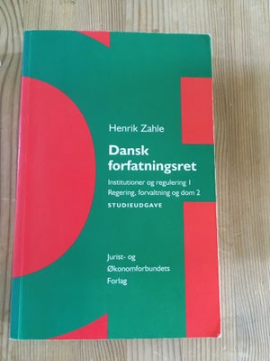 Dansk forfatningsret, Henrik Zahle, år 2014