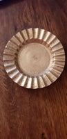 Danish Fluted Bronze Ashtray or Coin Tray from Ægt, bronze,