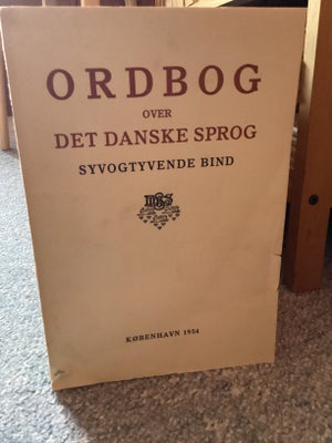 Ordbog Over Det Danske Sprog, - Dba.dk - Køb Og Salg Af Nyt Og Brugt