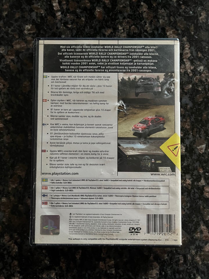 WRC World rally Championship , PS2, racing