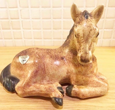 Keramik, Hest, Michael Andersen, Super flot brun Michael Andersen hest nr 4969/2 18cm fast pris 550k