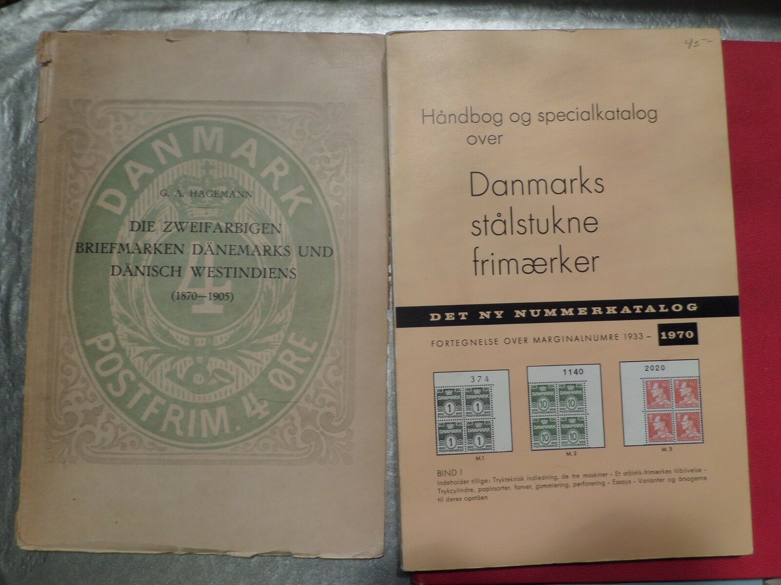 Danmark, postfrisk, DIV. ANTIKVARISK LITTERATUR.