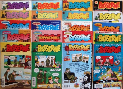 Basserne - 20 stk sælges samlet, Mort Walker, Tegneserie, Her sælges 20 stk. af Basserne - alle saml