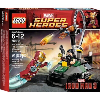 Lego Super heroes, 76008 Iron Man vs. Mandarin

HELT nyt og uåbnet 249kr.