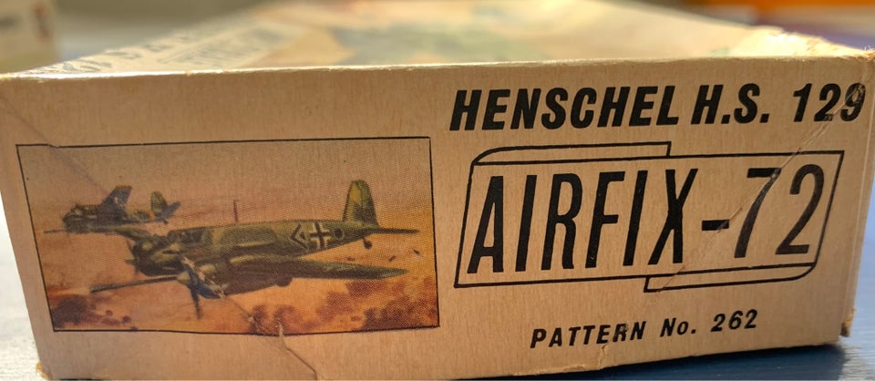 Byggesæt, Airfix Henschel HS 129, skala 1/72