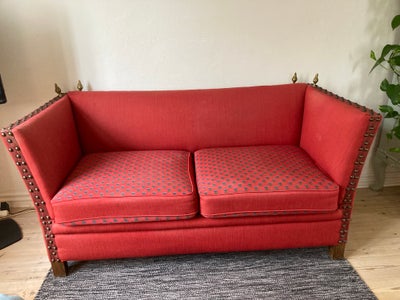 Sofa, træ, 2 pers., Smuk, klassisk 2 personers sofa betrukket med blomstret uld stof
Højde: 70 cm
Læ