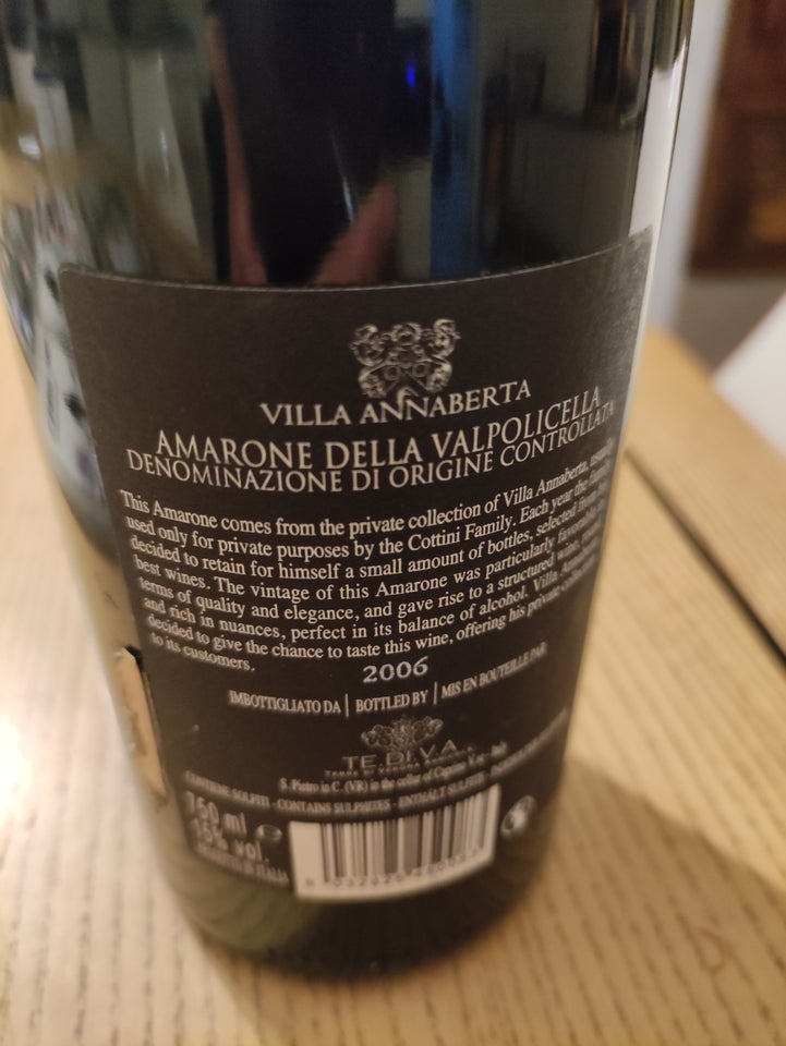 Vin, Amarone della Valpolicella 2006