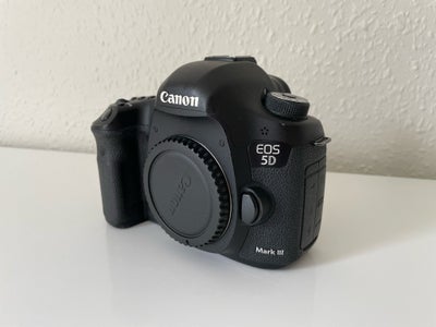 Canon, EOS 5D Mark III, spejlrefleks, God, Kamerahus, Highspeed 32 GB CF card, Batteri, oplader og r