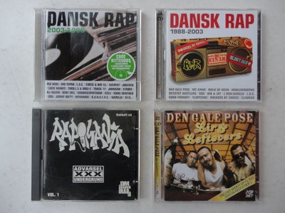 EMINEM , Østkyst Hustlers , DEATHROW , MR BIG : DR Dre , Nasir Jones , Dansk Rap, hiphop, 16 forskel